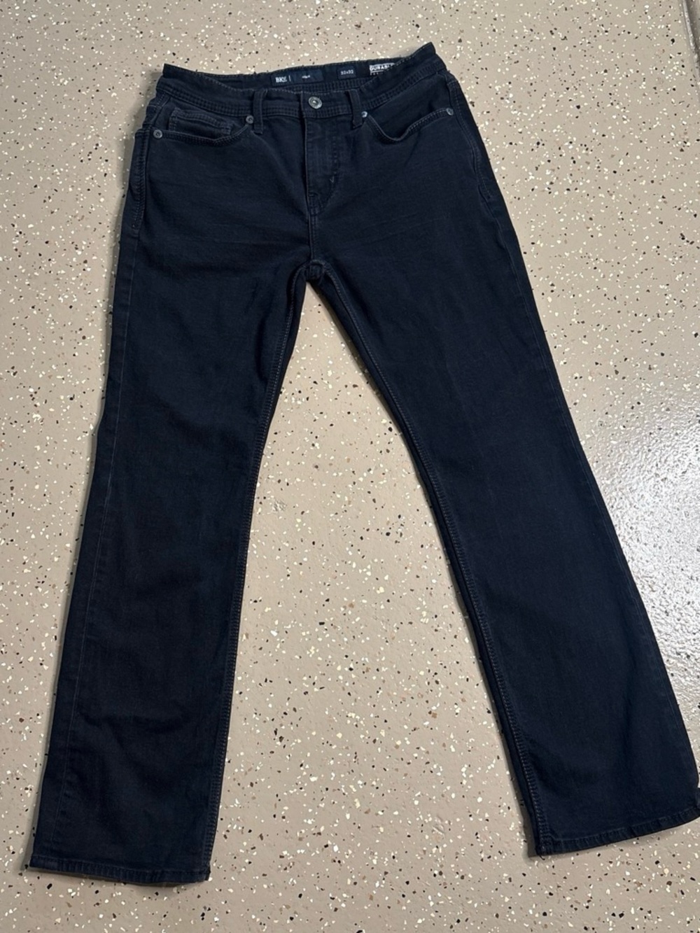 Men's Black Straight-Leg BKE Jeans - Classic Everyday Style